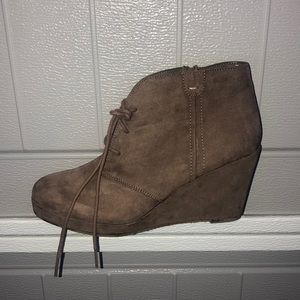 Brown booties